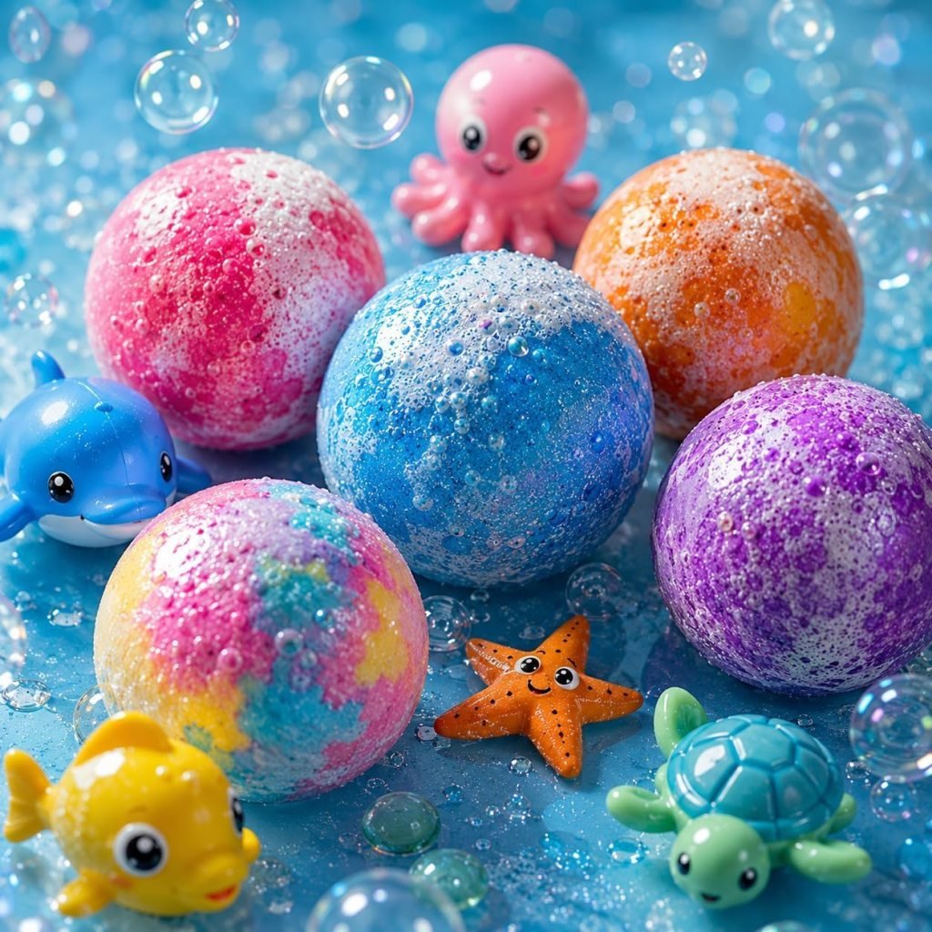 12 Pcs Bath Bombs Bubble for Baby