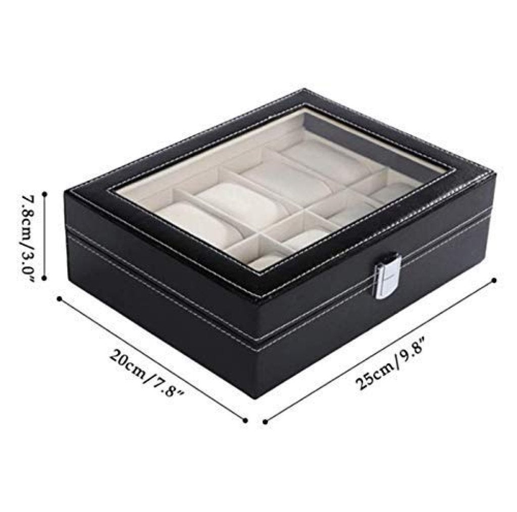 10 Slot Watch Box Organizer