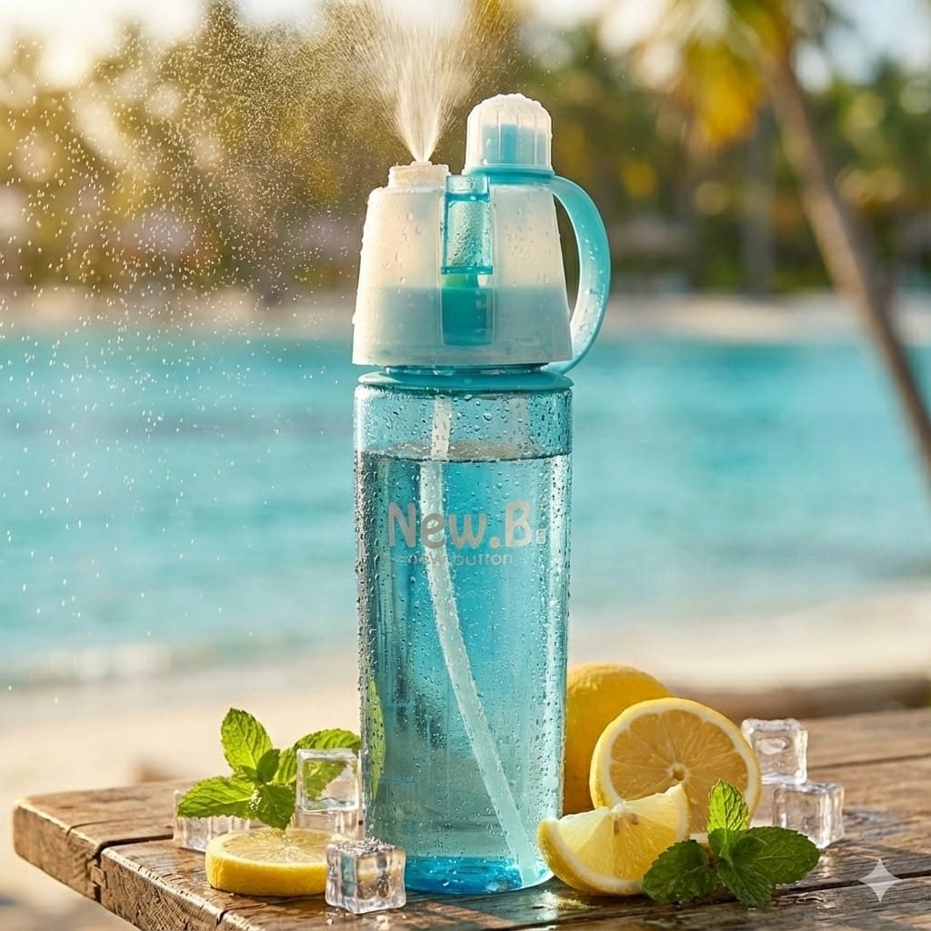 2 in 1 Spray Water Bottle