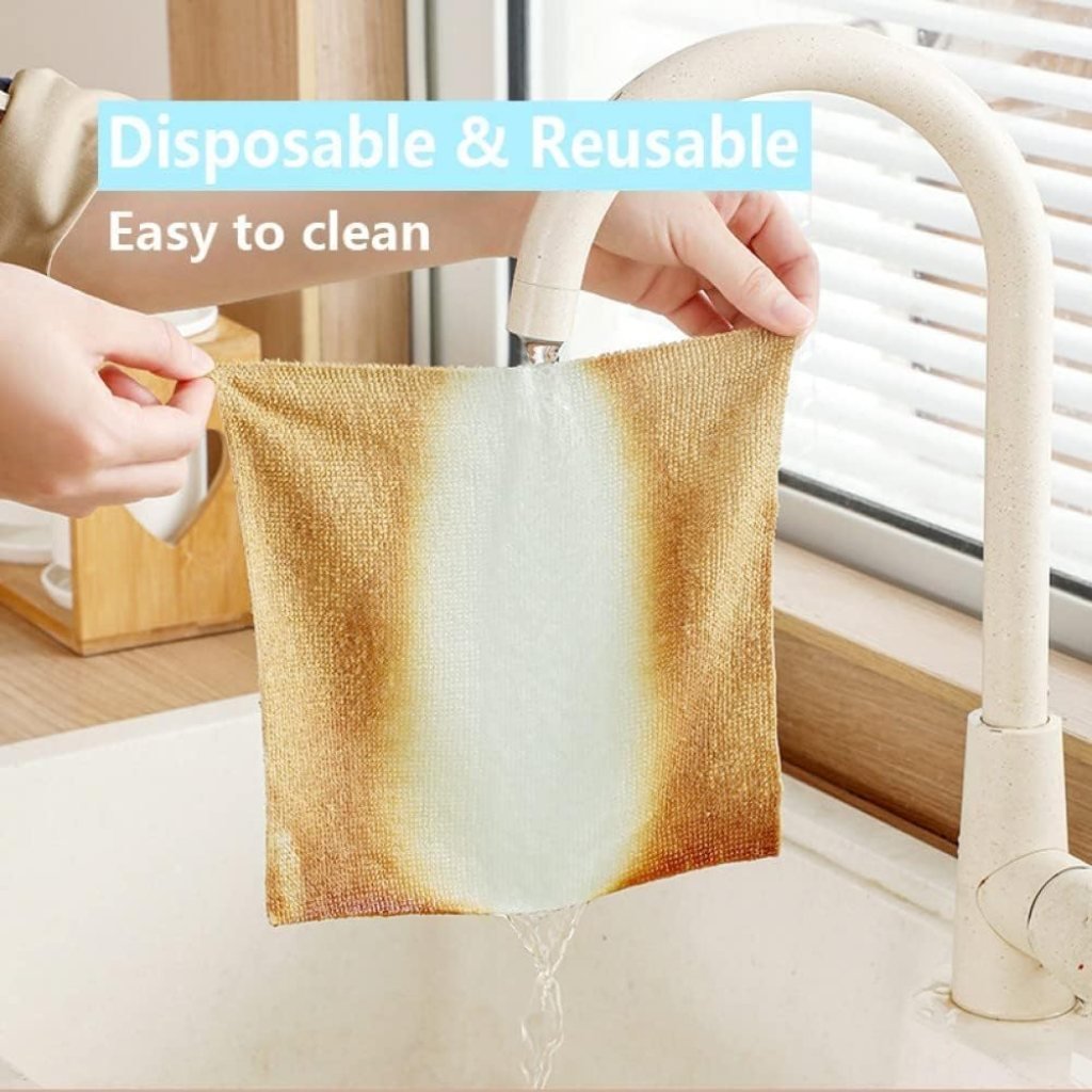 20 Pcs Microfiber Cleaning Wipes