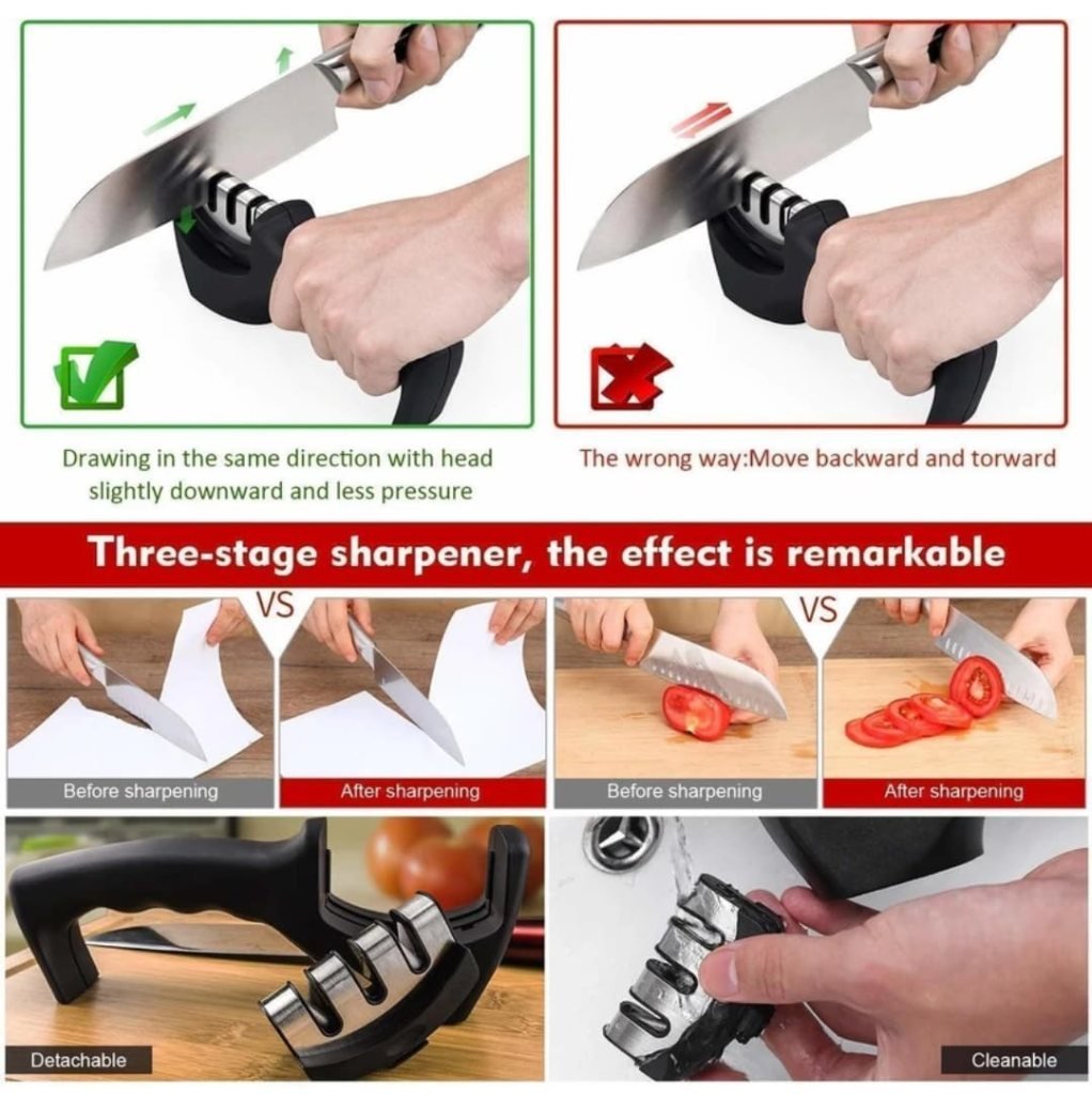 3 in 1 Knife Sharpener