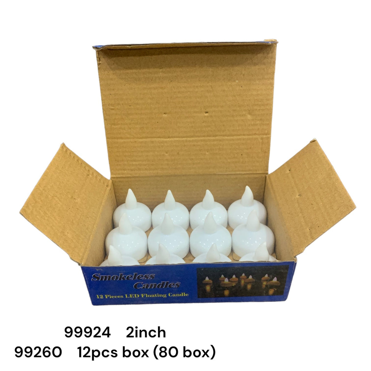 White LED Floating Candle Pack of 36