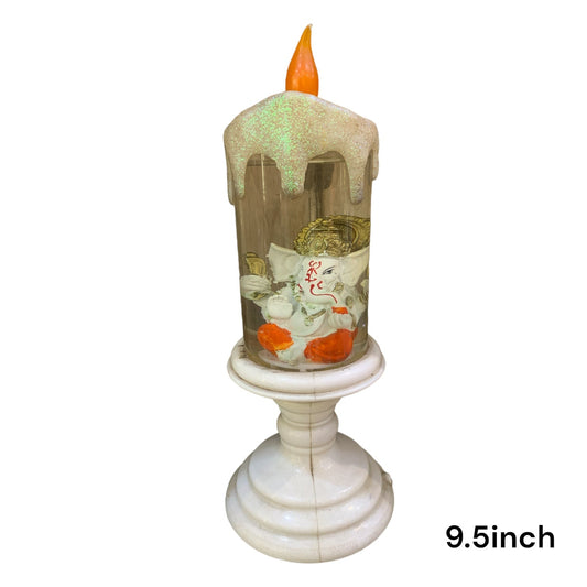 Ganesha Candle with Stand Pack of 2