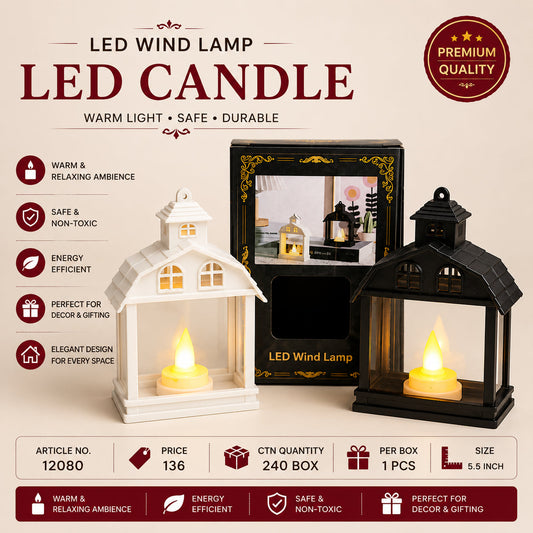 LED Wind Lamp Candle Pack of 6