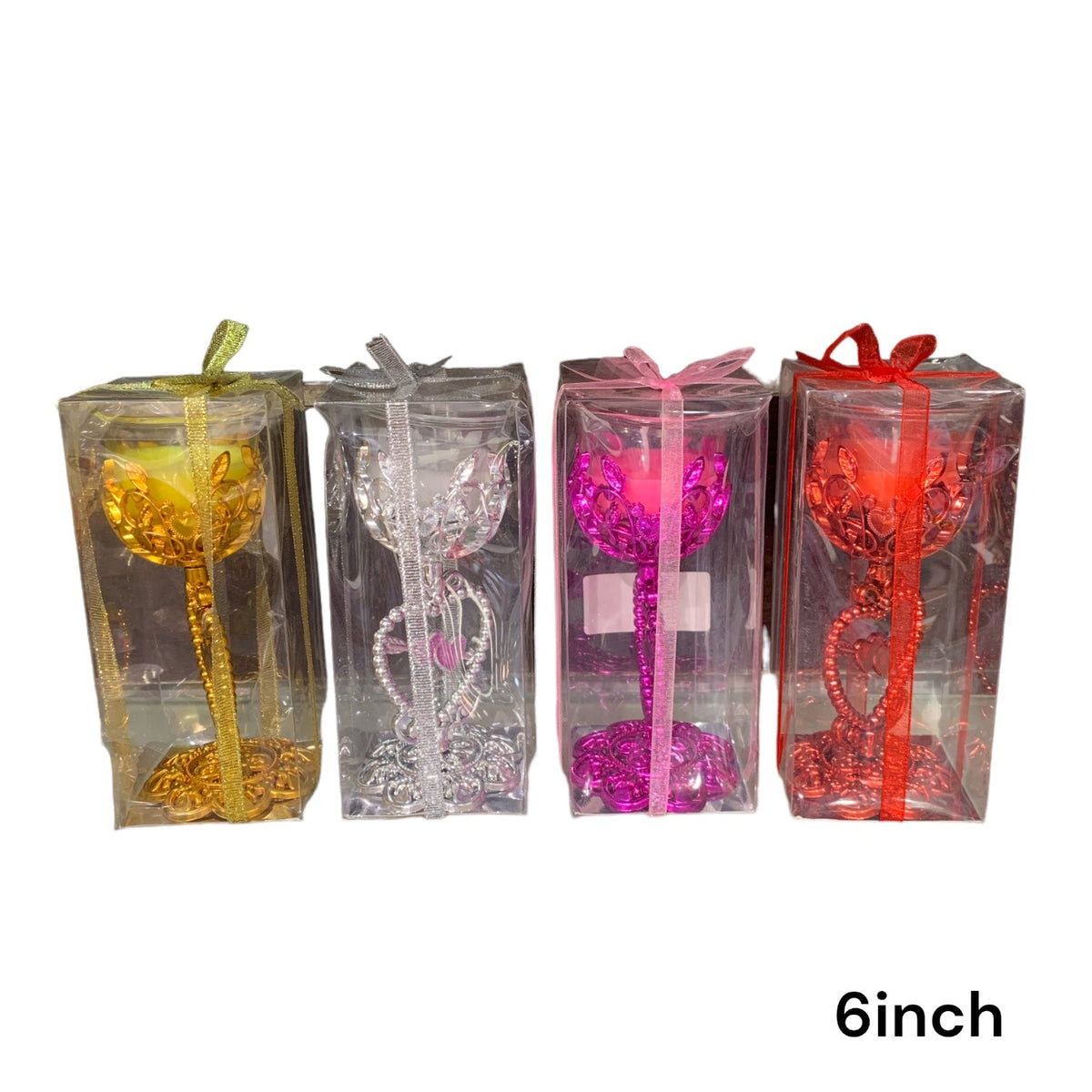 Decorative Ornate Goblet Candle Pack of 12