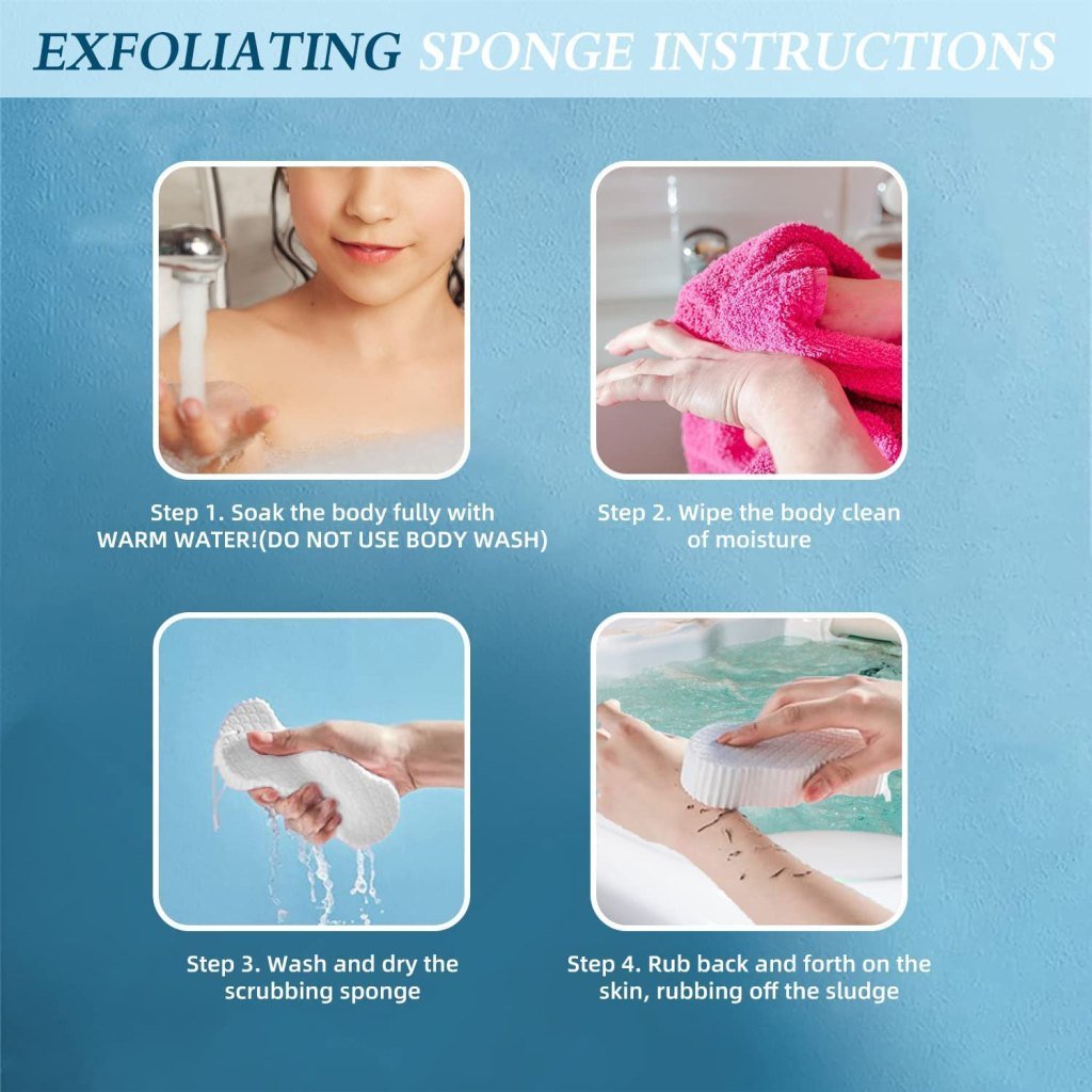 Baby Bath Sponge Painless