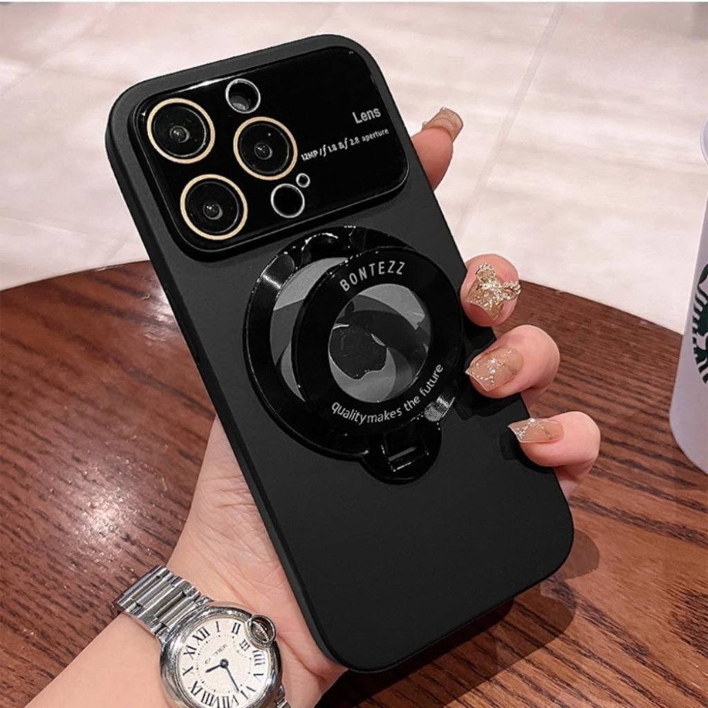Black iPhone 15 Pro Mobile Cover