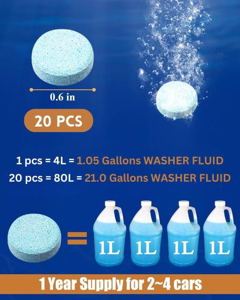 Car Glass Cleaner Tablet 1pcs