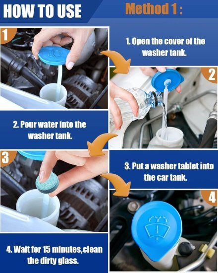 Car Glass Cleaner Tablet 1pcs