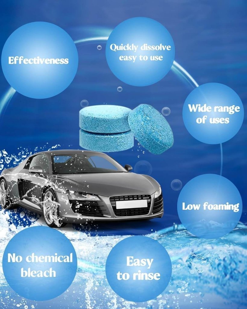 Car Glass Cleaner Tablet 1pcs