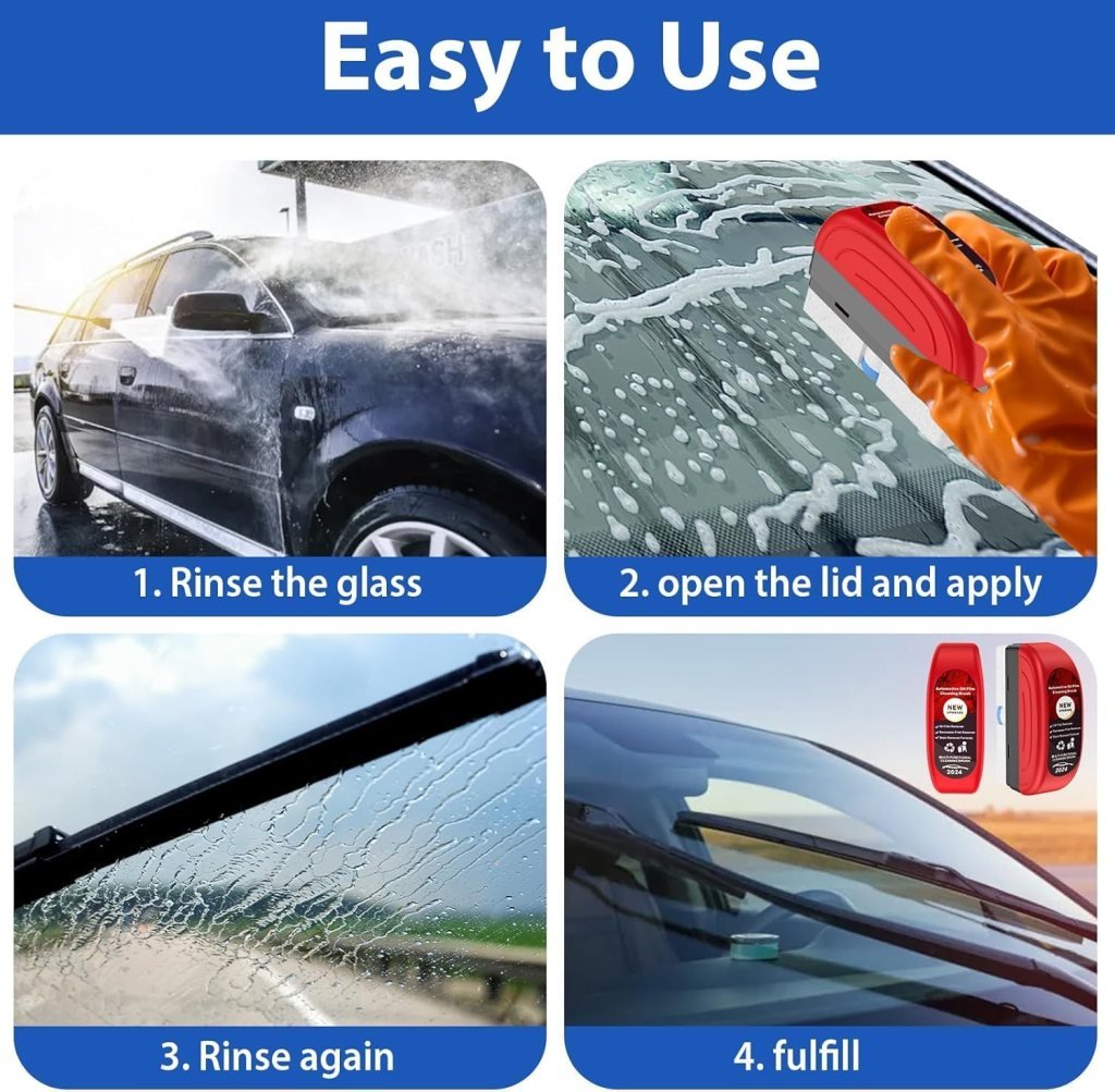 Car Glass Oil Film Cleaner Brush
