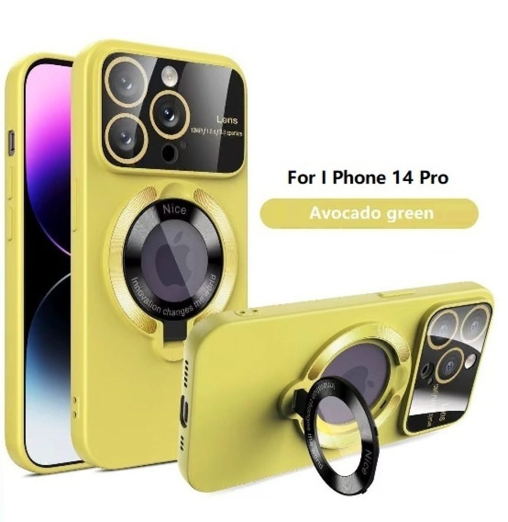 Golden iPhone 14 Pro Mobile Cover