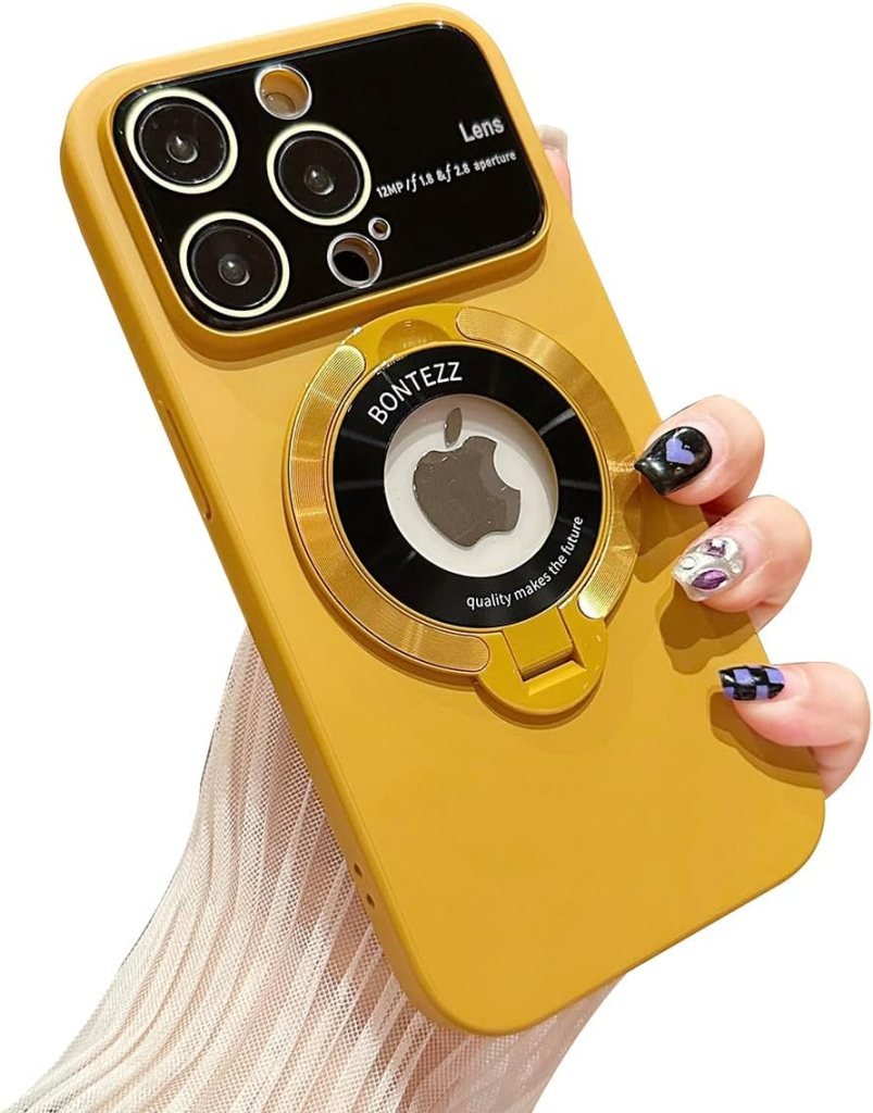 Golden iPhone 14 Pro Mobile Cover