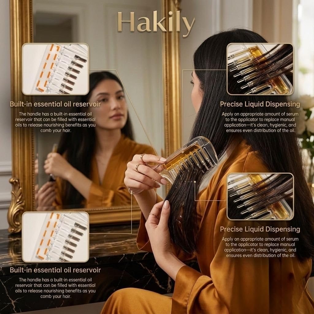 Hair Oil Applicator Comb