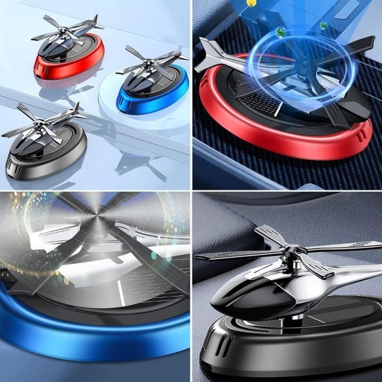 Helicopter Solar Car Air Freshener