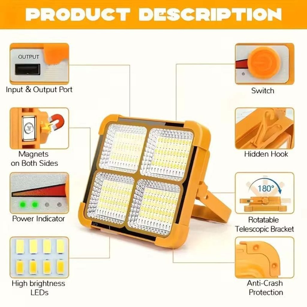 Led Solar Portable Light