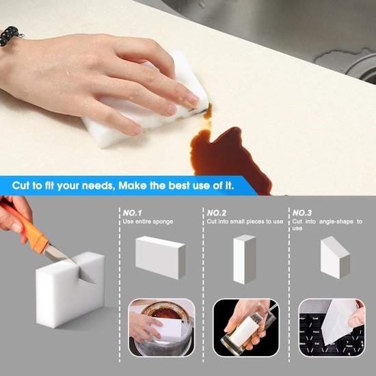 Melamine White Foam Magic Sponge Eraser