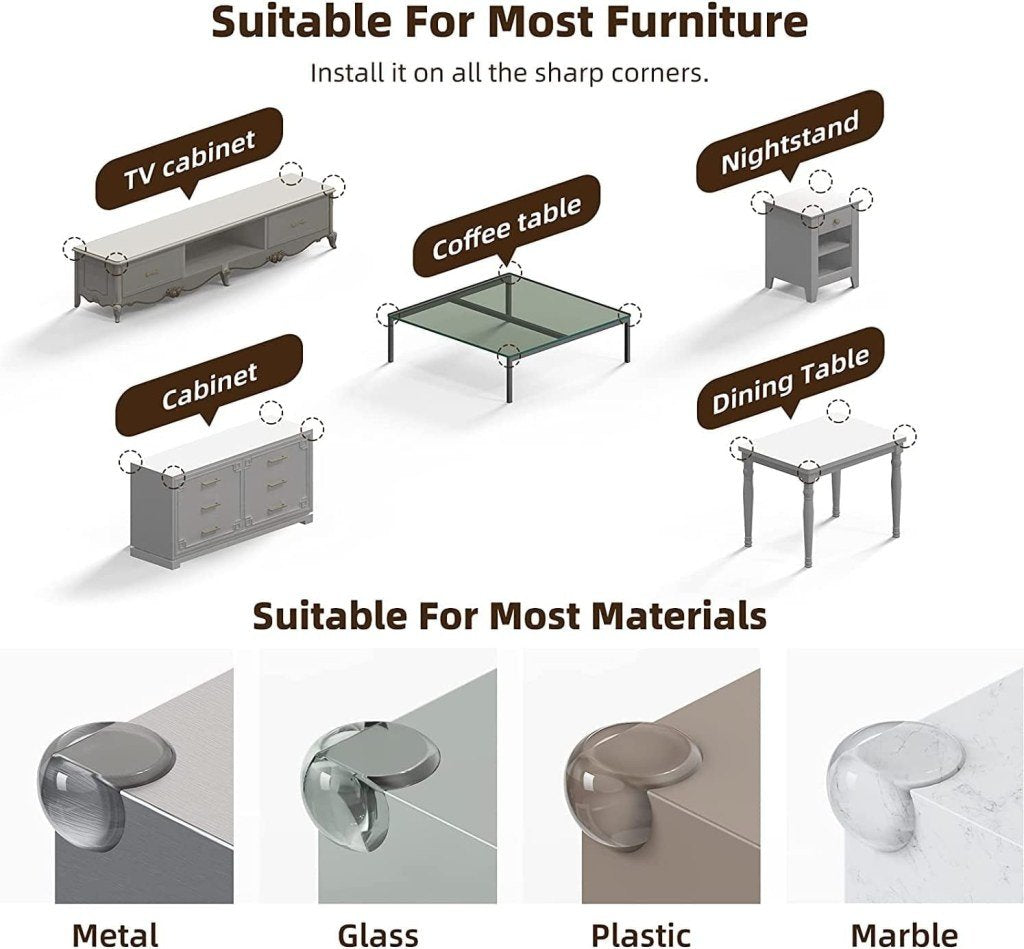 Round Shape Baby Safety Protection table Corner 1 pcs