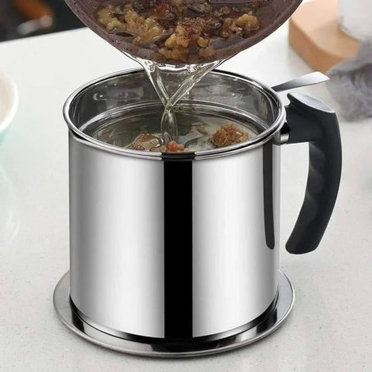 Stainless Steel Oil Filter Pot