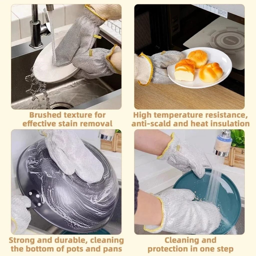 Steel Dish Washer Gloves