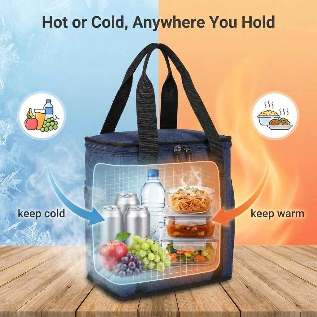 Thermal Insulated Lunch Bag Tiffin