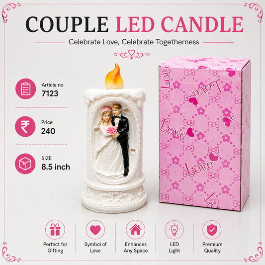 Couple LED Candle Pack of 3