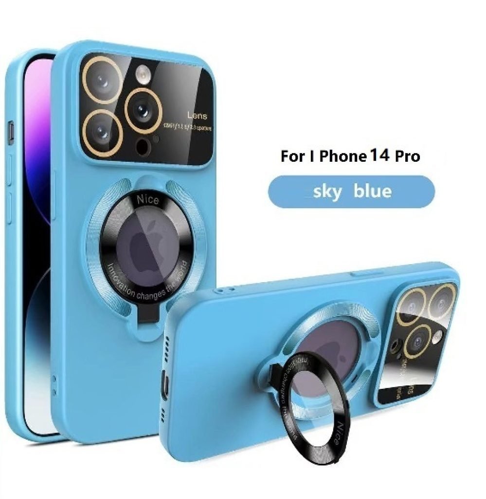 Sky Blue iPhone 14 Pro Mobile Cover
