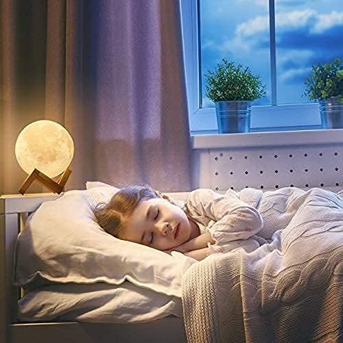 3D 7 Color Changing Moon Night Lamp